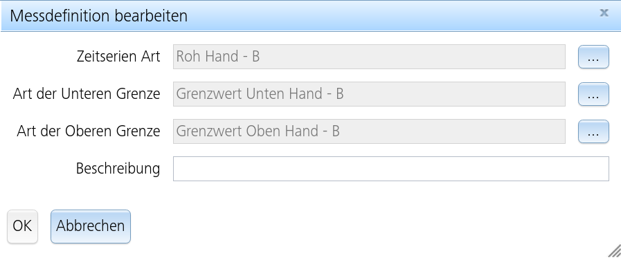 Messdefinitions-Editierdialog