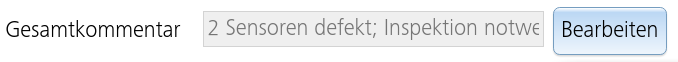 "Gesamtkommentar" Textbox nach Hinzufügen